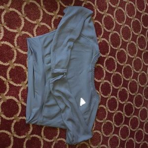 Adidas long sleeve crop